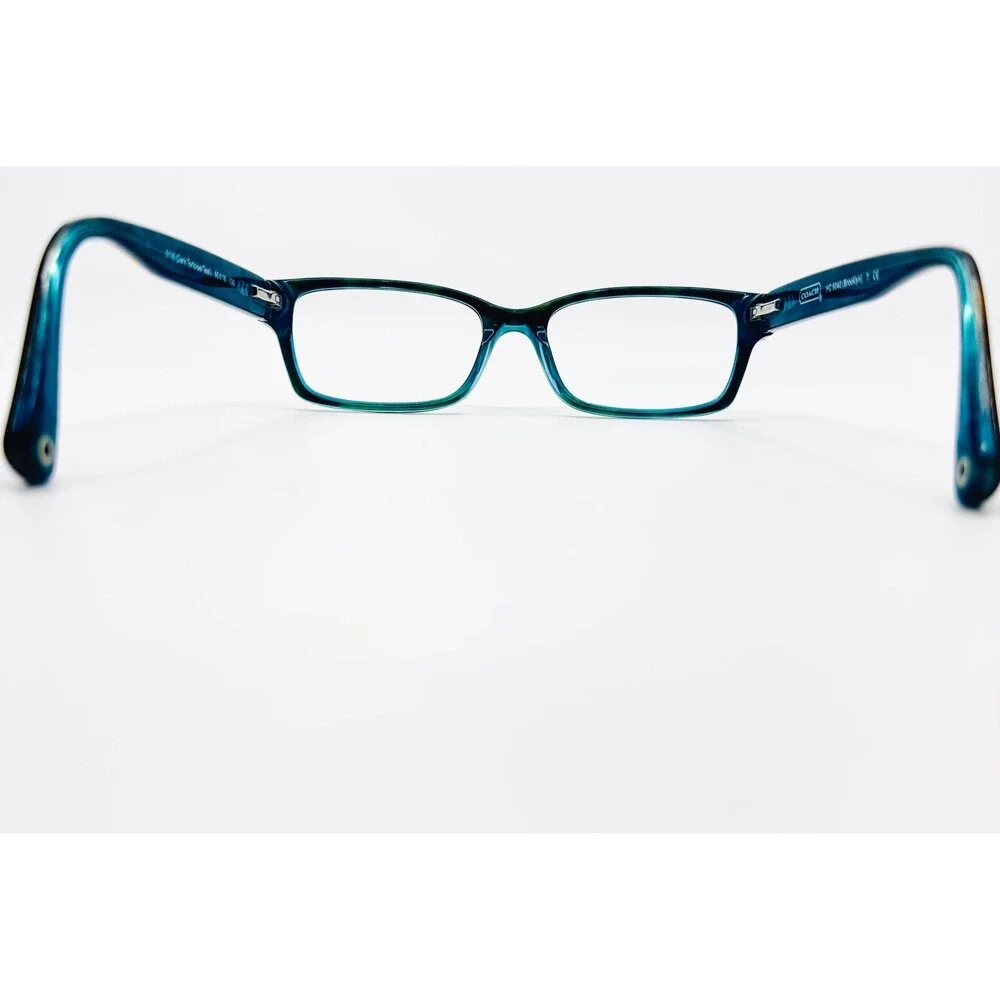 Coach Eyeglasses Womens Tortoise Teal Brooklyn HC 6040 5116 50-16-135